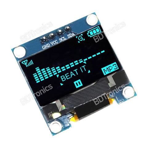 SSD1306 0.96 inch 128X64 pixels OLED LCD Display Module in Bangladesh