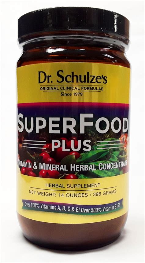 Dr. Schulze's SuperFood Plus 14 oz powder