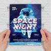 Download Space Night - Flyer PSD Template | ExclusiveFlyer