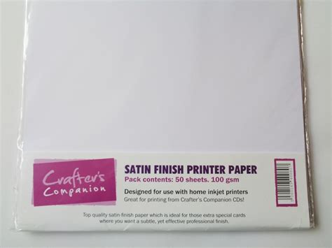 Satin Finish Printer Paper A4 White – Downland Crafts