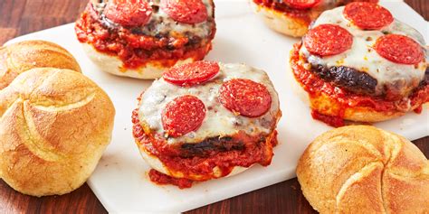 Best Pizza Burgers Recipe - Best Burger Recipes - Delish.com