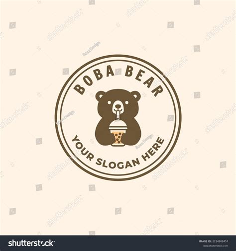 Bear Drinking Bubble Tea Boba Mascot Stock Vector (Royalty Free) 2214808457 | Shutterstock