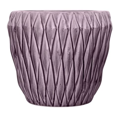 Purple Flower Pot by Bloomingville | Ceramic flower pots, Decorated flower pots, Ceramic flowers