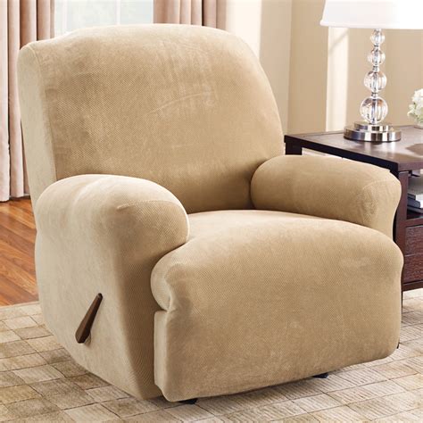 Sure Fit Stretch Pique Large Recliner Slipcover - Walmart.com