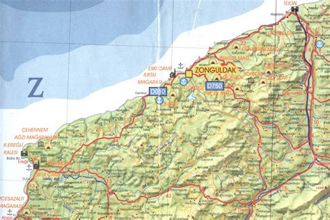 Zonguldak Province Map [ Detailed ]