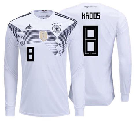 ADIDAS TONY KROOS GERMANY LONG SLEEVE HOME JERSEY FIFA WORLD CUP 2018. World Cup 2018, Fifa ...