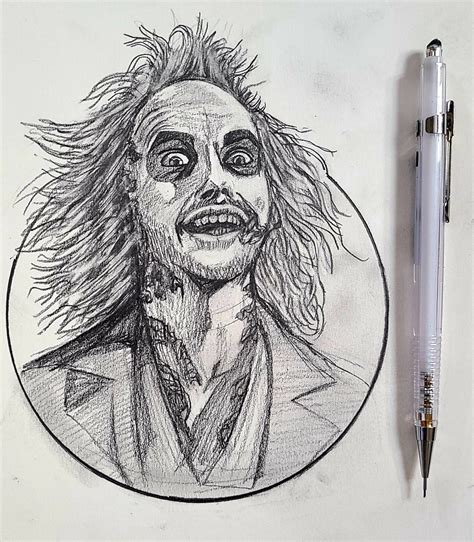 Beetlejuice Drawing