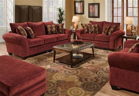 2024 Latest Burgundy Leather Sofa Sets