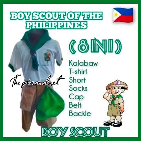 BOY SCOUT UNIFORM SET KIDS TO ADULT SIZE (8 IN 1) | Lazada PH