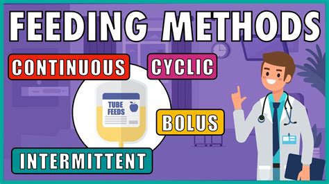 Tube Feeding Methods (Continuous, Cyclic, Intermittent, Bolus) - YouTube