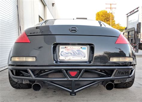 Nissan 350Z Rear Bumper Bash Bar w/ Integrated Jack Point – AWM | All ...