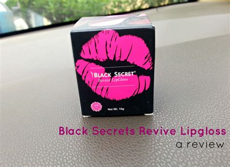 Review | Black Secrets Revive LipGloss