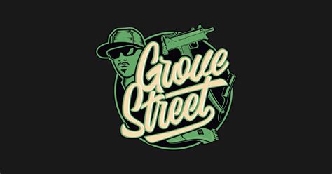 Grove Street - Grove Street Gang - Sticker | TeePublic