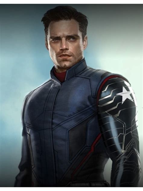 The Falcon and the Winter Soldier Bucky Barnes Blue Jacket