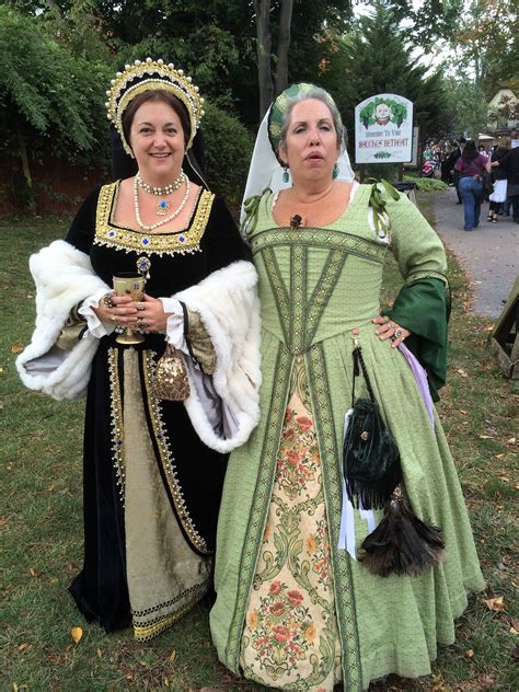 Pennsylvania Renaissance Faire: Meeting the Lady Mayor, Tudor gowns | Renaissance fair costume ...