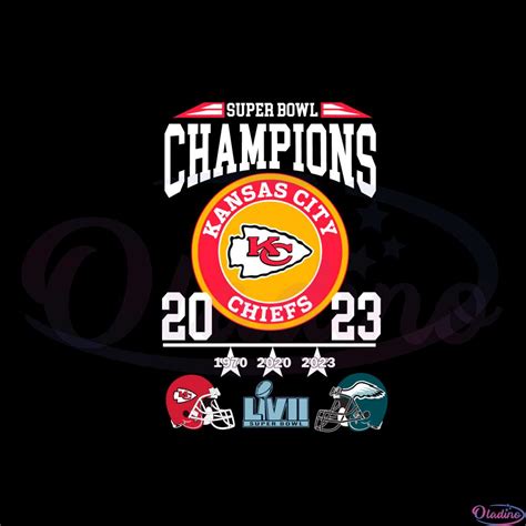 Kansas City Chiefs Victory Eagles Super Bowl Champions 2023 Svg