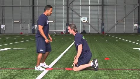 Seahawks Tackling Drill Hawk Tackle on Knees - YouTube