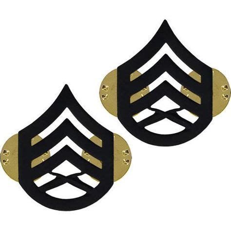 Marine Corps Subdued Black Metal Collar Rank - Enlisted and Officer | Marine corps, Marine corps ...