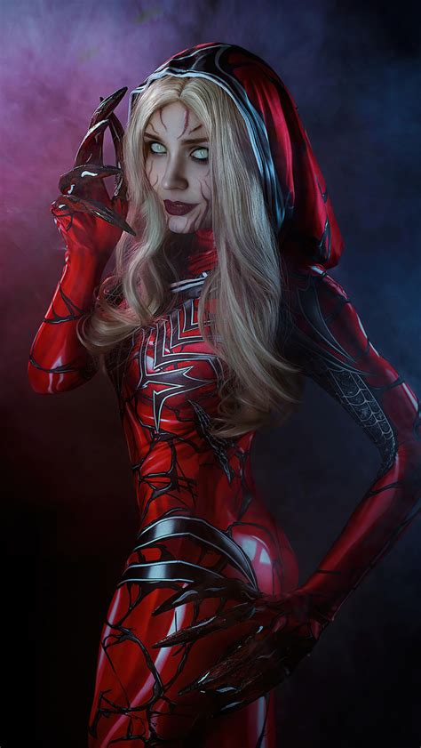 640x1136 Carnage Girl Cosplay iPhone 5,5c,5S,SE ,Ipod Touch ,HD 4k ...