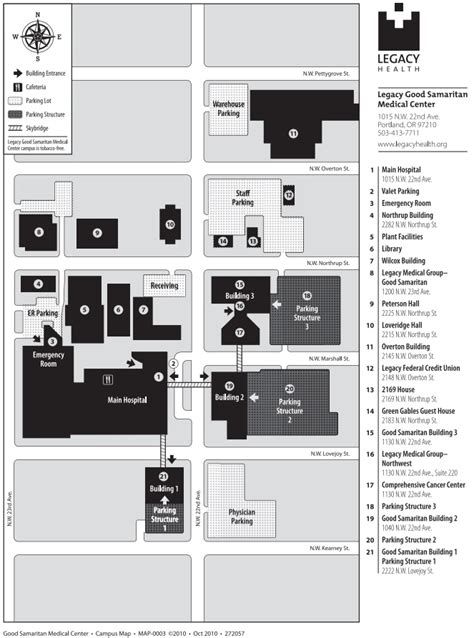 Legacy Good Samaritan Campus Map - United States Map