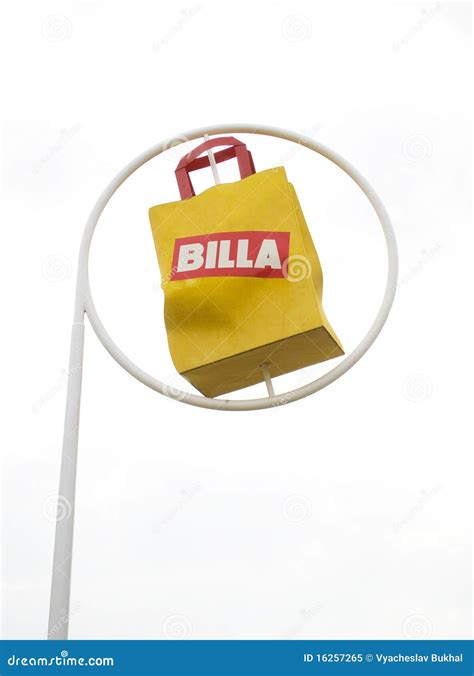 Billa supermarket symbol editorial image. Image of business - 16257265