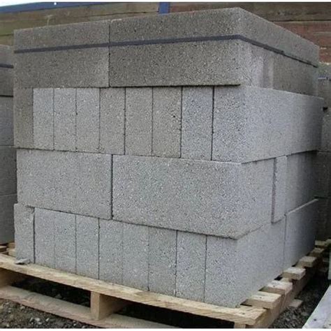 Concrete Solid ACC Block, Size: 24 in. X 8in. X 4in at Rs 37/piece in Chittoor