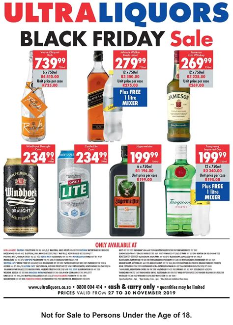 [Updated 2019] Ultra Liquors Black Friday Deals 2019