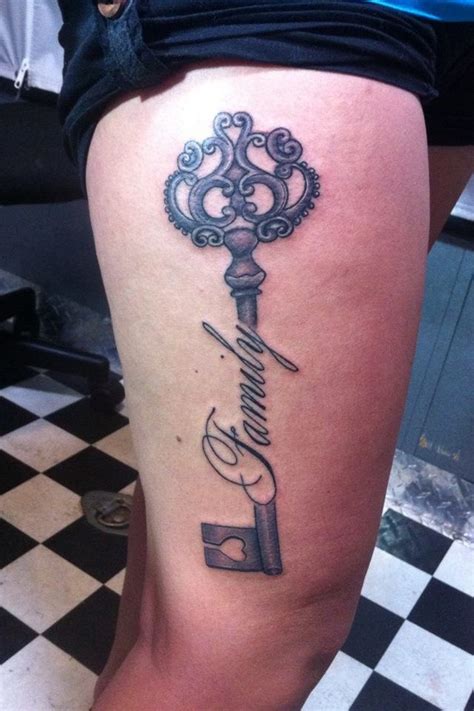 30 Key Tattoo Designs for Boys and Girls