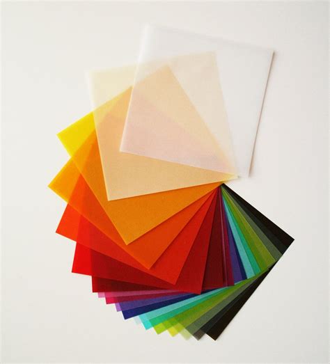 Sample Sheet - Single sheet of origami vellum paper - Translucent Origami Paper. $1.00, via Etsy ...