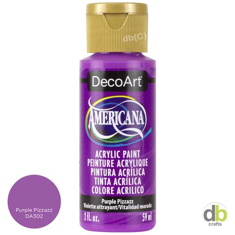 Purple Pizzazz DA302 - 2oz Americana Premium Acrylic Paint - DecoBlanks