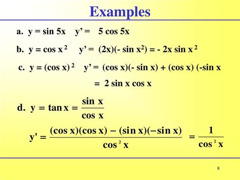 PPT - §3.3 Derivatives of Trig Functions PowerPoint Presentation, free download - ID:4307187