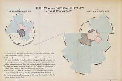 Florence Nightingale's rose diagram in essence a circular histogram. | Florence nightingale ...