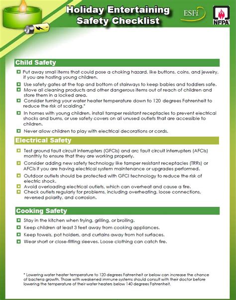 Holiday Safety Checklist - Total Mechanical Systems