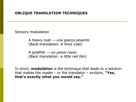 Translation techniques presentation