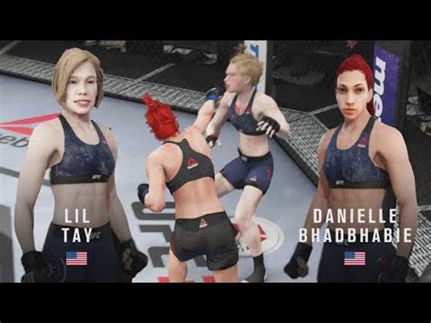 LIL TAY Vs BHAD BHABIE (EA SPORTS UFC 3)