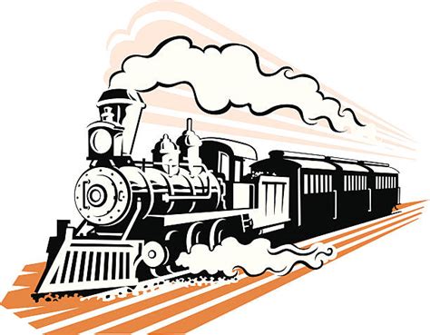 Steam Train Clip Art, Vector Images & Illustrations - iStock