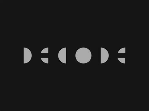 DECODE by Winston Tabar on Dribbble