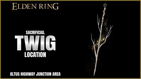 Elden Ring | Sacrificial Twig Location | Altus Highway Junction - YouTube