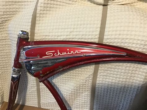 Reduced - 1960 Schwinn Jaguar Mark IV Cantilever tank Frame,fork,guard,tank | Sell - Trade ...