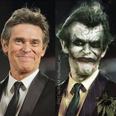 Willem Dafoe As The Joker? New Fan Art Ponders What Could Be Tom Hiddleston Thor, Jackie Earle ...