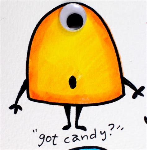 How to draw a CANDY MONSTER! by Marie Browning - Tombow USA Blog