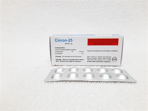 Cinnarizine Tablets - Cinnarizine Tablets Exporter, Manufacturer, Distributor, Supplier, Trading ...