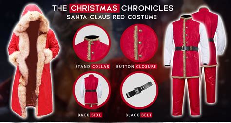 The Christmas Chronicles Santa Claus Red Costume