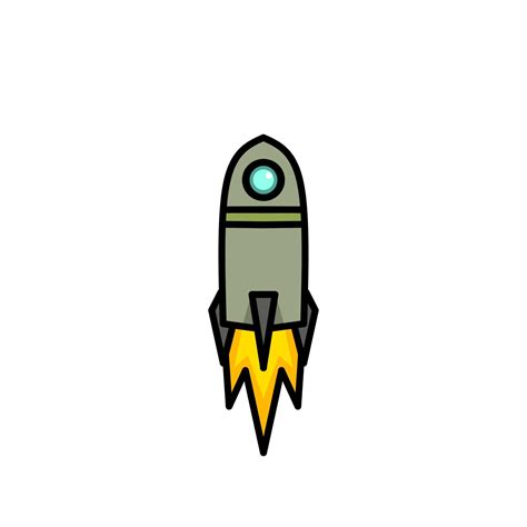 spaceship icon, a simple spaceship design with an elegant concept ...