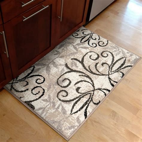 Better Homes & Gardens Iron Fleur Indoor Area Rug, Beige, 30" x 44" - Walmart.com - Walmart.com