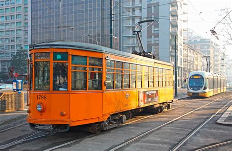 Trams in Milan