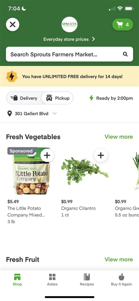 Screenshot of Instacart - Store