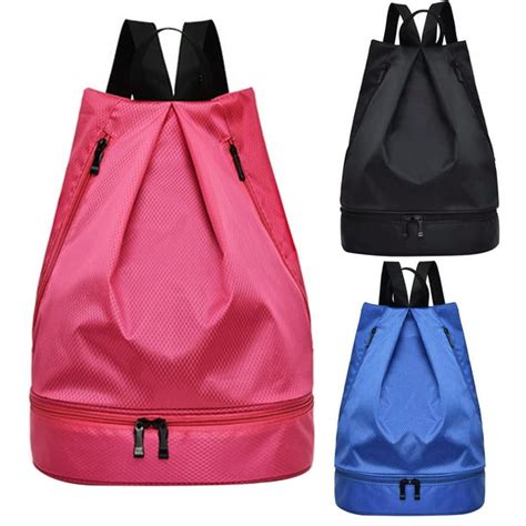 SPRING PARK Universal Swimming Waterproof Dry Wet Separation Drawstring ...