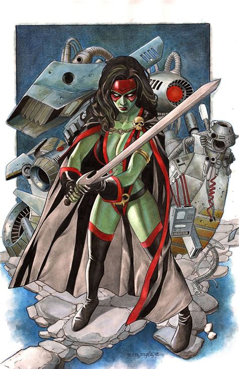 Gamora by Michael Sta Maria * - Art Vault | Marvel comics wallpaper ...