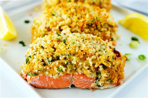 Easy Crab Stuffed Salmon Recipe - The Anthony Kitchen